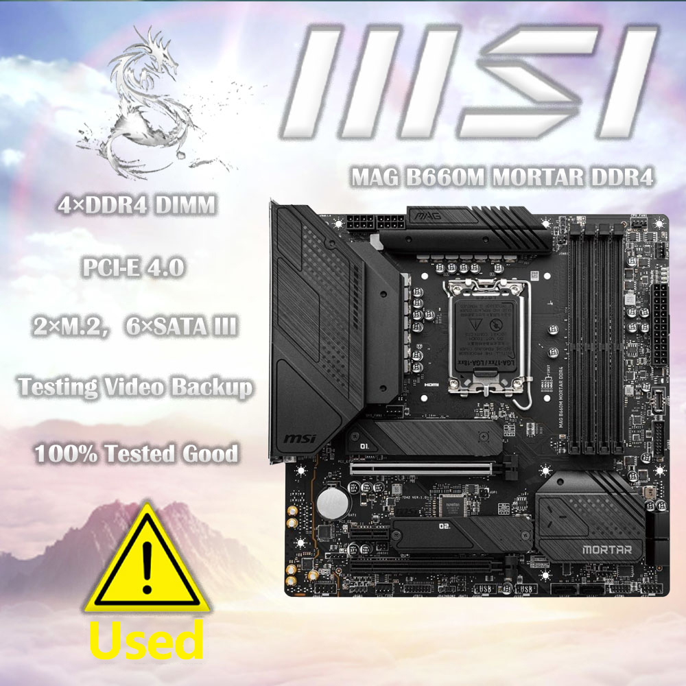 MSI B660M MORTAR DDR4 Intel B6 - X870E Atx Motherboard recensie en prijs